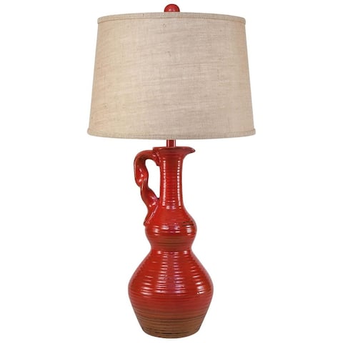 Casual Hourglass Pitcher Table Lamp
