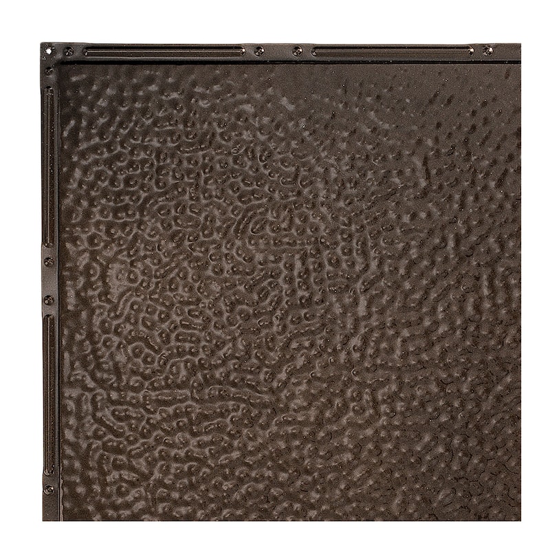 Great Lakes Tin Chicago Lay-in Ceiling Tile - Bronze Burst - Sample