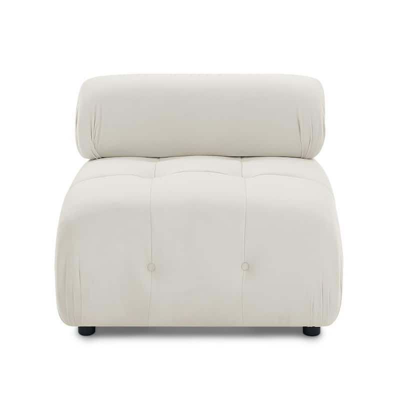Abrihome Modular Sectional Sofa with Reversible Ottoman