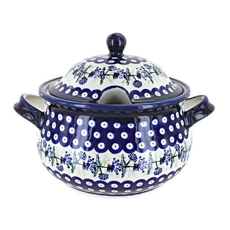 Blue Rose Polish Pottery 1004 Zaklady Soup Tureen - Sweet Annie