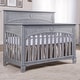 preview thumbnail 5 of 8, Evolur Santa Fe Storm Grey 5-in-1 Convertible Crib