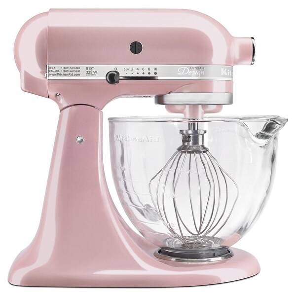Kitchenaid artisan stand mixer with glass bowl on sale