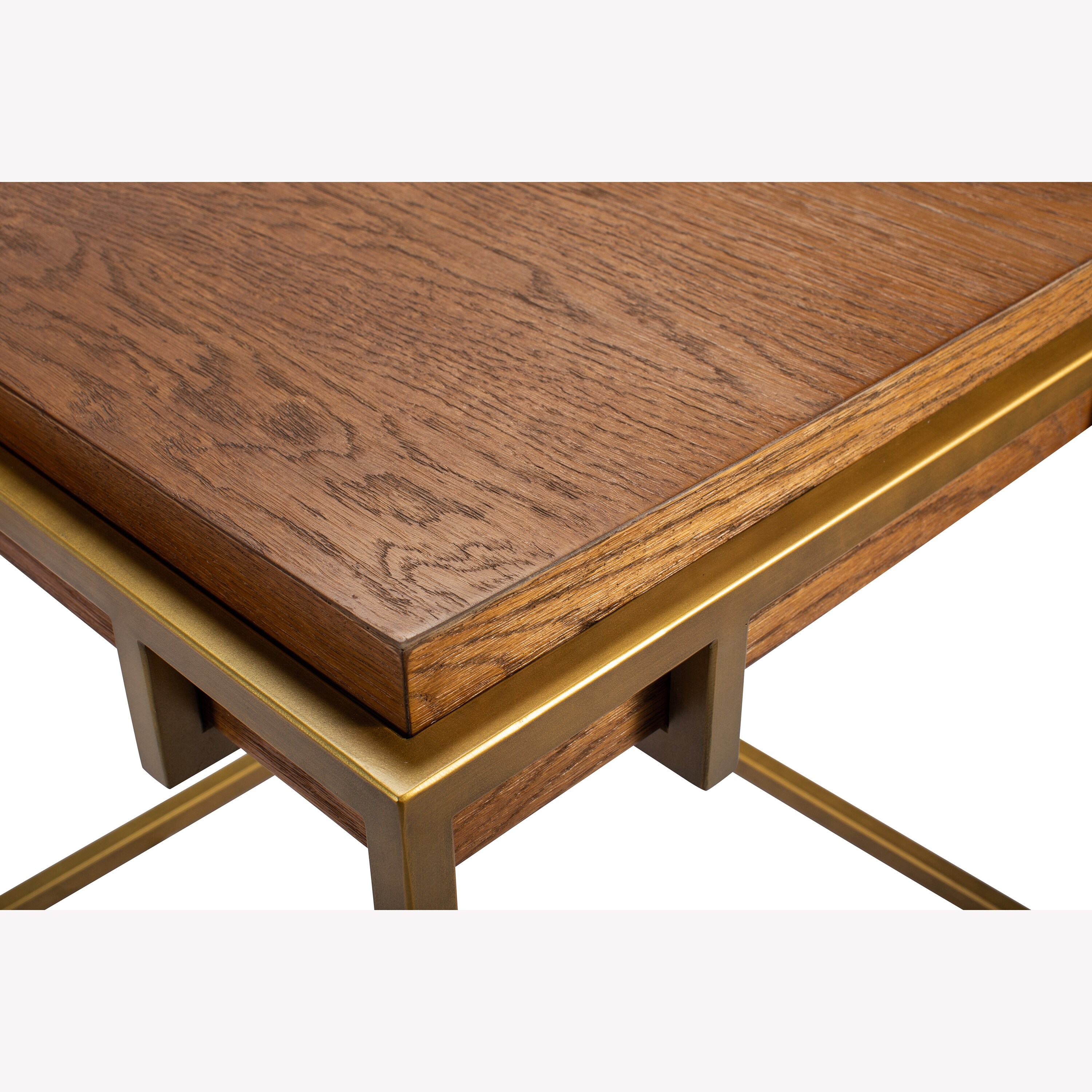 Keira End Table with Reclaimed Oak Block Top Set of Two Bed