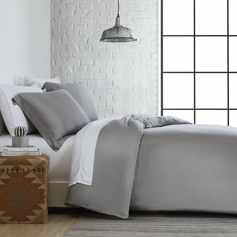 Premium Luxury 100-percent Bamboo Viscose Duvet Cover and Sham Set
