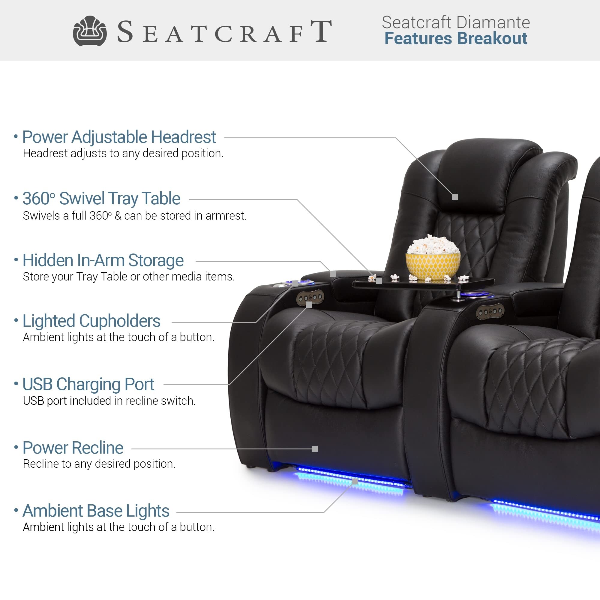 Seatcraft home theater seating sale
