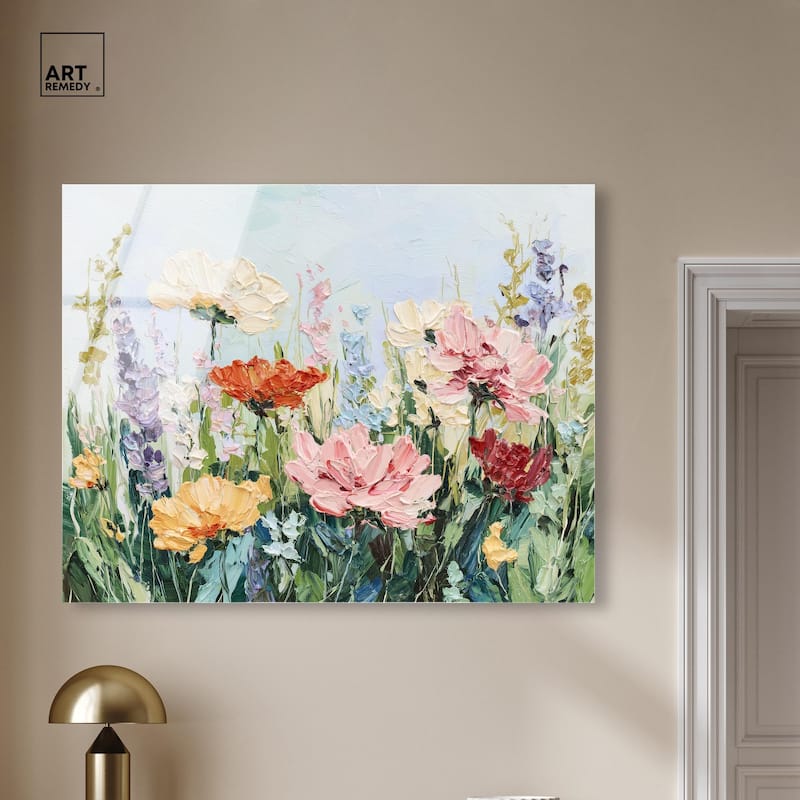 Summer Abundance III Acrylic by Art Remedy, Ready to Hang