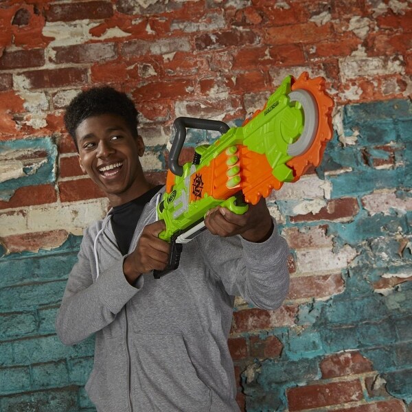 nerf zombie brainsaw blaster