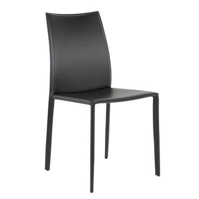 Lynda Mid-Century Modern Bonded Leather Dining Chair