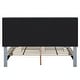 preview thumbnail 15 of 14, Honeycomb Modern Grey Velvet Headboard Storage Guest Bed by Furniture of America