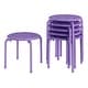 preview thumbnail 15 of 43, Stacking Stools Portable with Metal Frame Stack Nesting Stools ColorfulStackable Bar Stools Chairs (Set of 6 or 8)