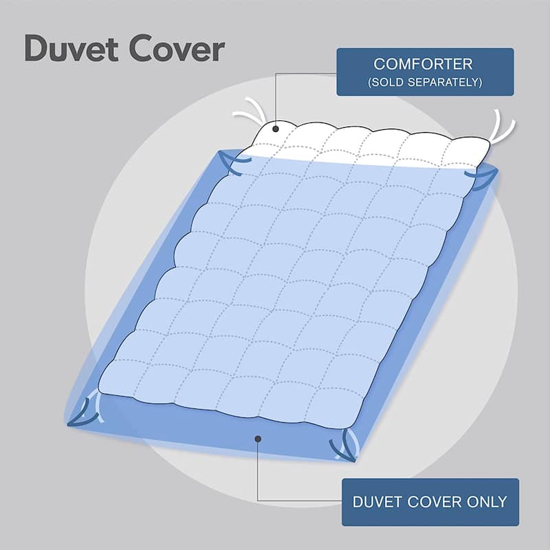 Copper Grove Burwell 4 Piece Quilted Top Ruffle Duvet Cover Set