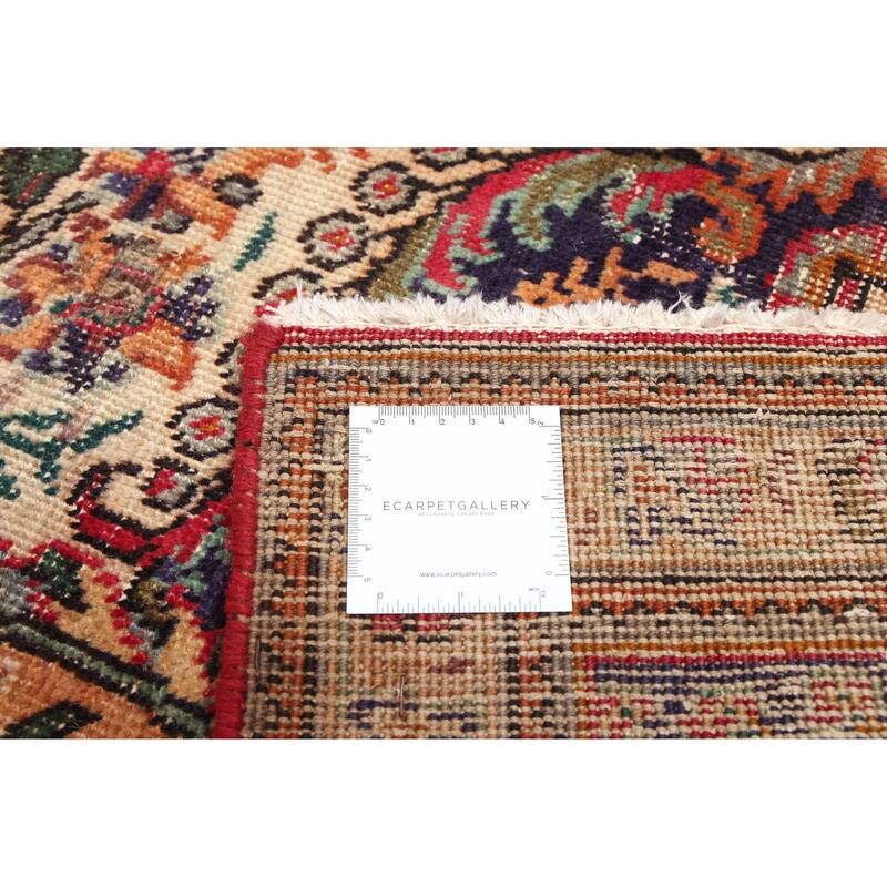 ECARPETGALLERY Hand-knotted Antalya Vintage Red Wool Rug - 8'6 x 11'2
