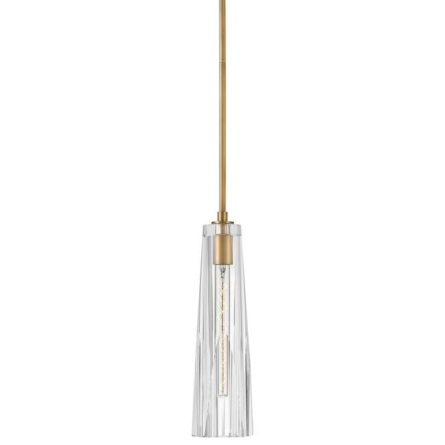 Fredrick Ramond FR31107-CL Cosette 1 Light 5" Wide Mini Pendant with - Heritage Brass