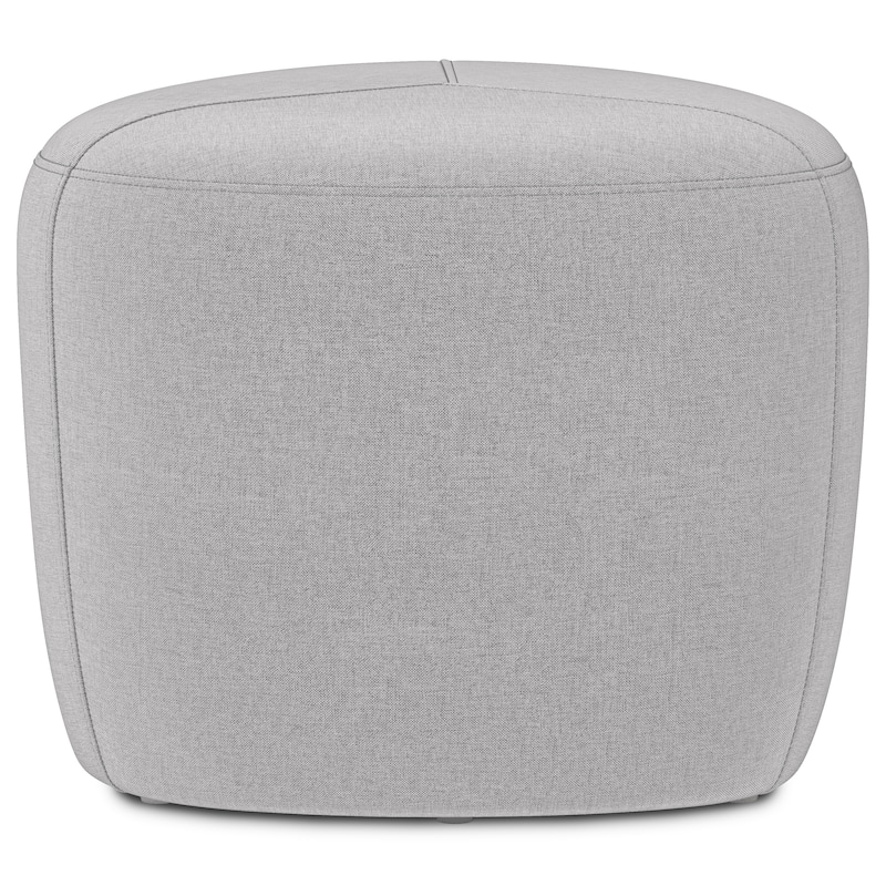WYNDENHALL Brea 18 inch Wide Contemporary Irregular Ottoman Bench