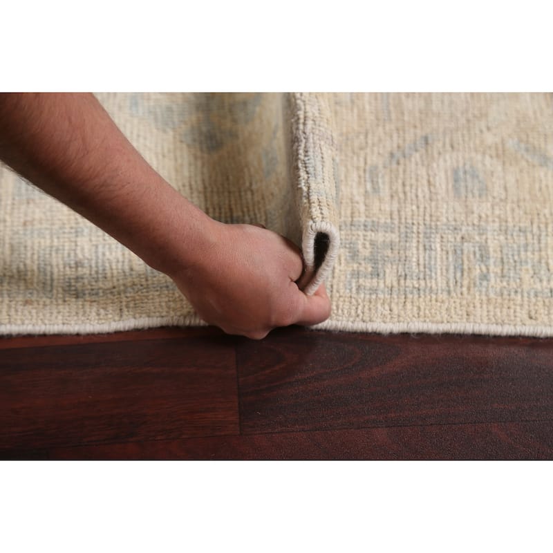 Vegetable Dye Traditional Oushak Turkish Wool Area Rug Hand-knotted - 5'6" x 9'5"