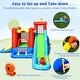 preview thumbnail 10 of 12, Costway 9-in-1 Inflatable Water Slide Kids Bounce Castle Giant Splash - See Details