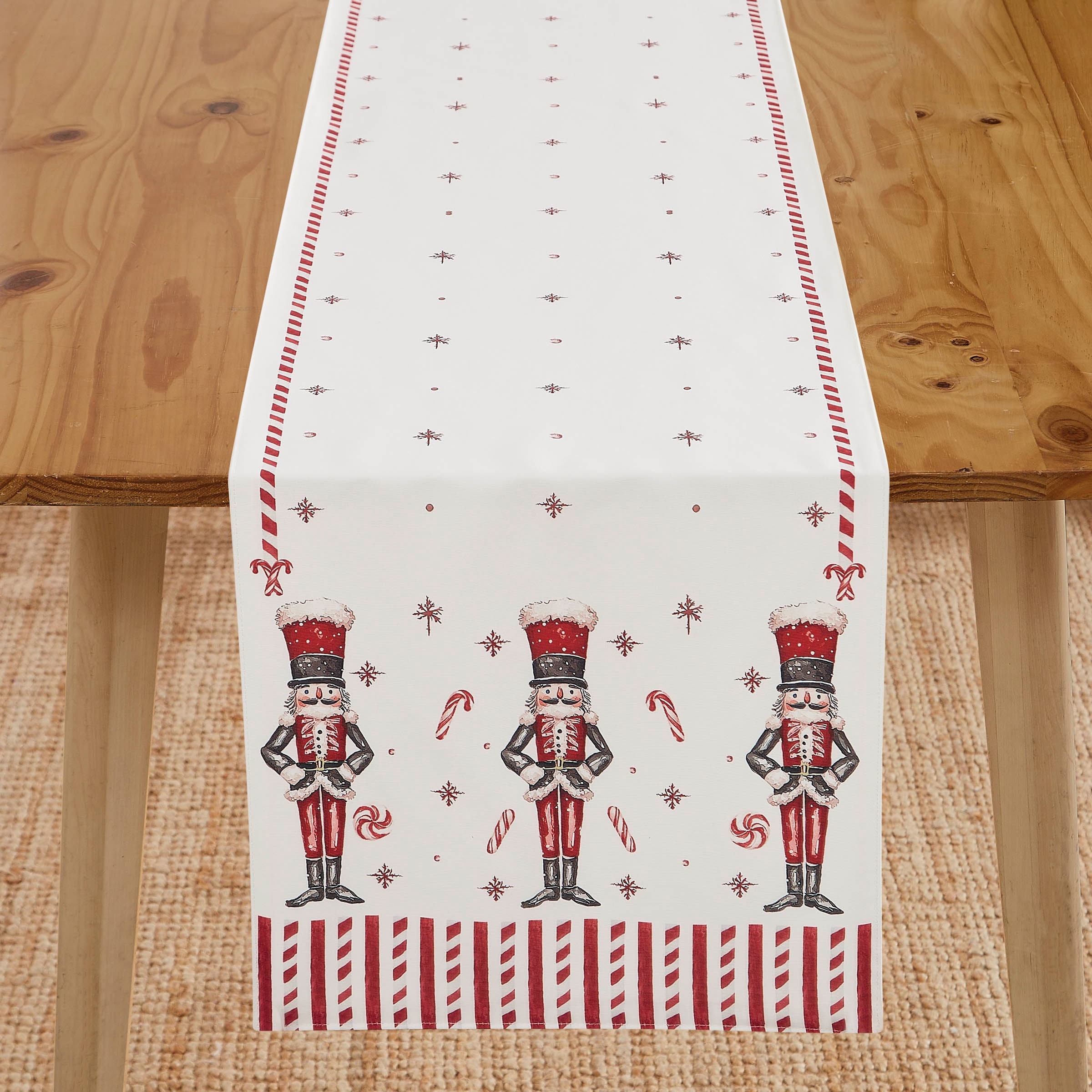 Avanti Nutcracker Candy 72" Runner