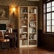 preview thumbnail 3 of 5, 80" Tall 6-Tier Bookcase With 2 Adjustable Shelves, Modern Open Storage Shelf for Home Office and Bedroom