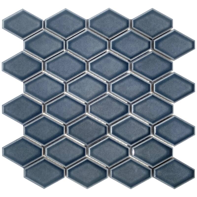 Century Clipped Diamond Porcelain Mosaic Tile