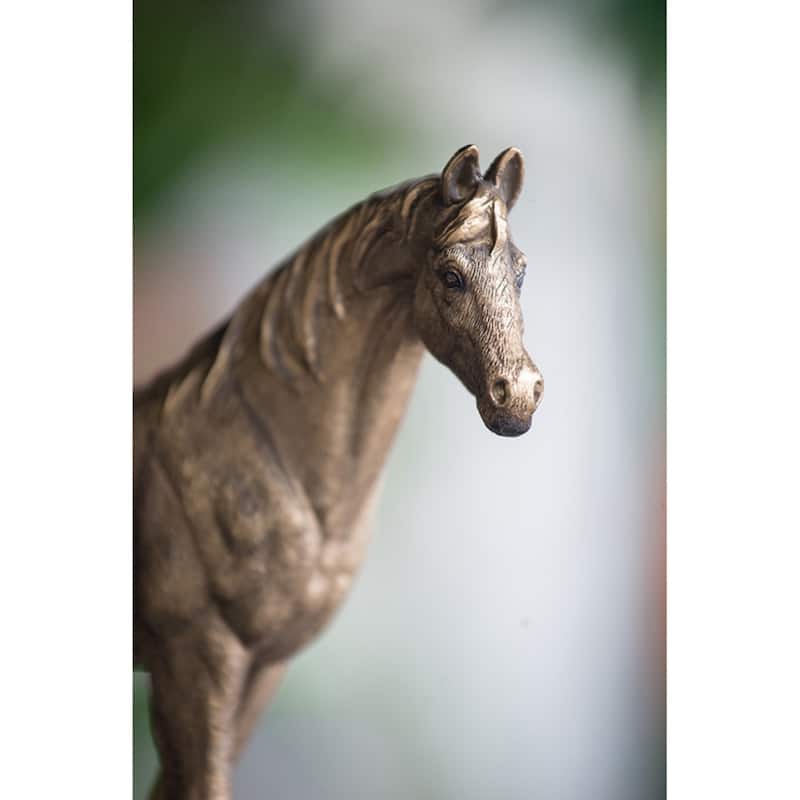 Standing Horse Statue - 8.25" - Copper Finish