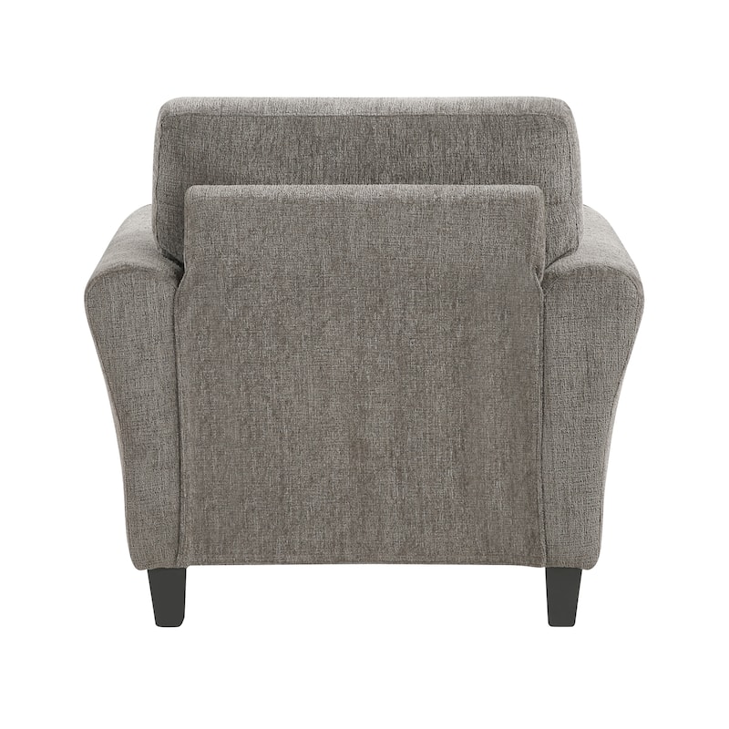 Diboll 37" Chenille Living Room Chair - Wood Finish Exposed Feet - 37" x 34" x 34.5"