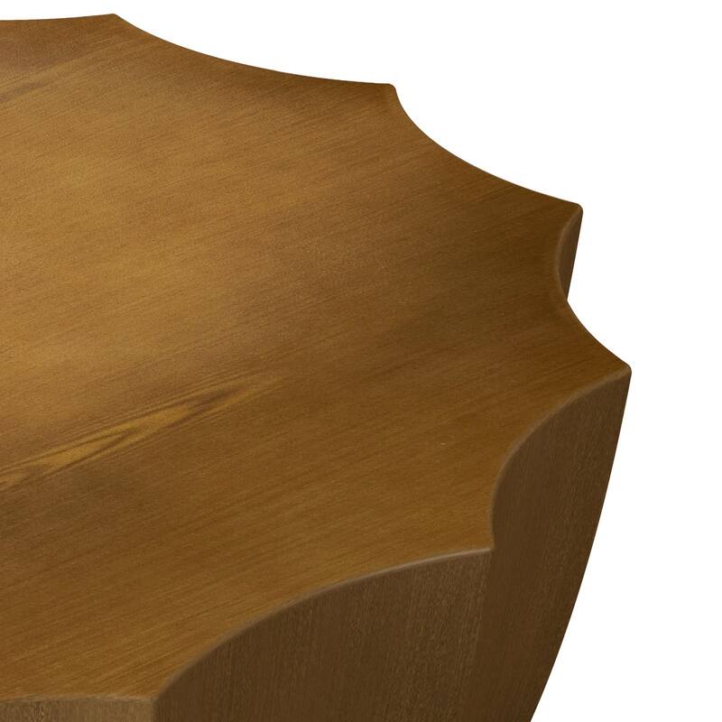 35.43" Modern Coffee Table, MgO Cement Coffee Table