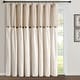 preview thumbnail 83 of 152, Lush Decor Linen Button Single Panel Window Curtain
