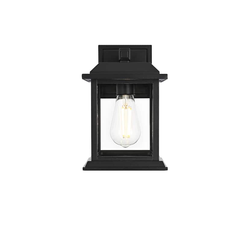 Marcel Outdoor Wall sconce in Black - 10"
