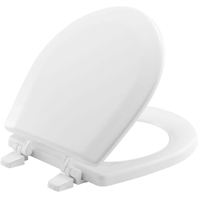 Bemis Marine Bowl Molded Wood Toilet Seat with Top-Tite� Hinge - White