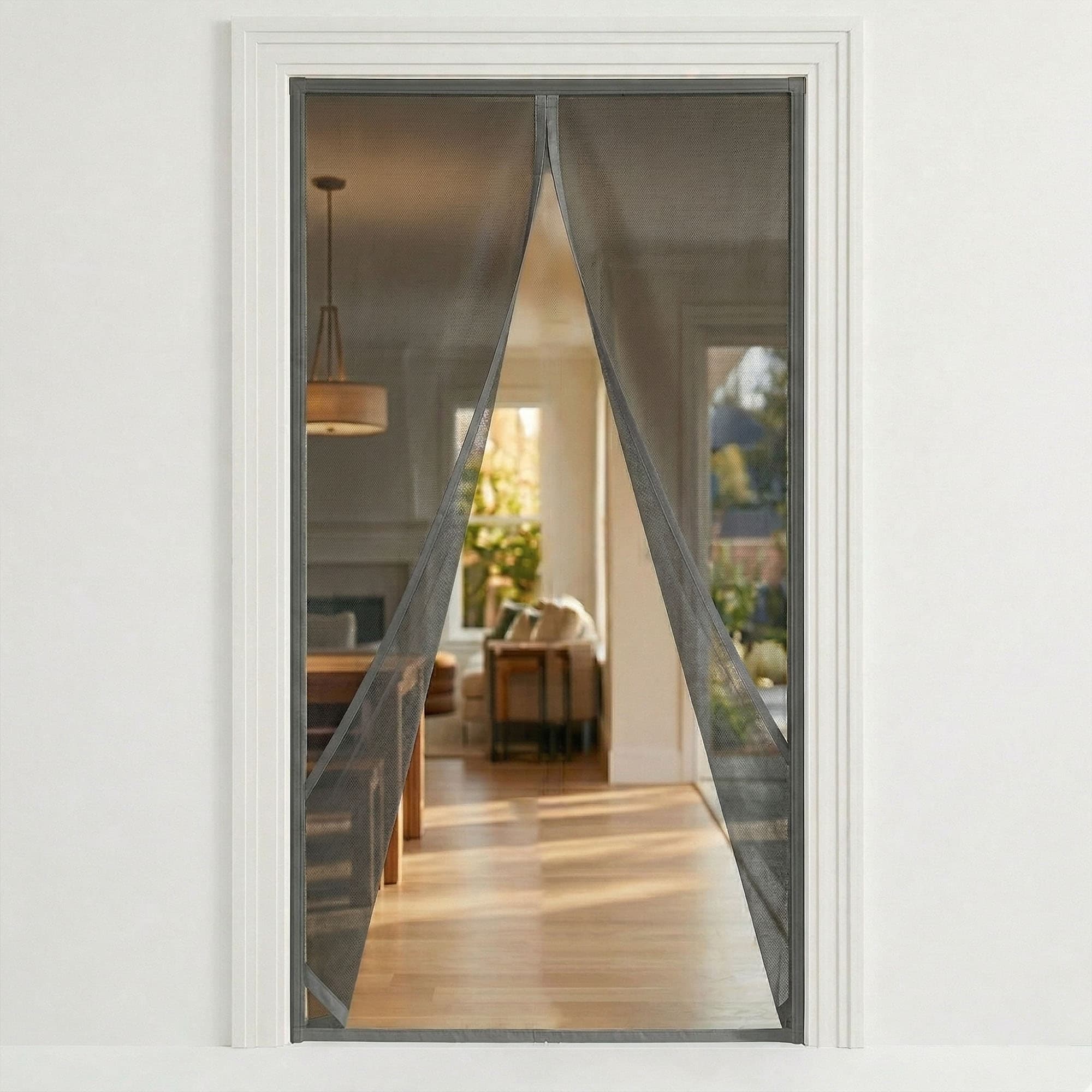 Magnetic Screen Door with Rigid Frame 39x87in - 87x39 in