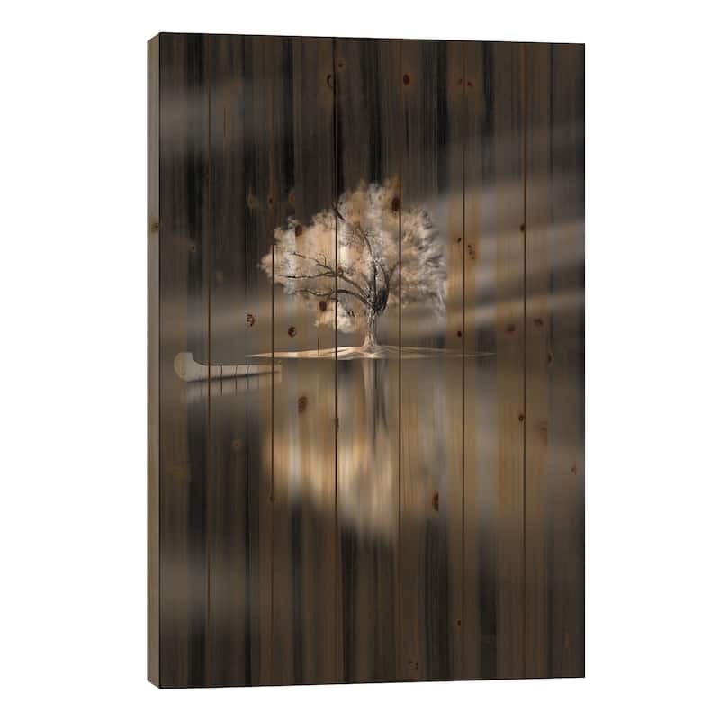 Quiet Print On Wood by David Senechal Photographie - Multi-Color - 40x26x1.5