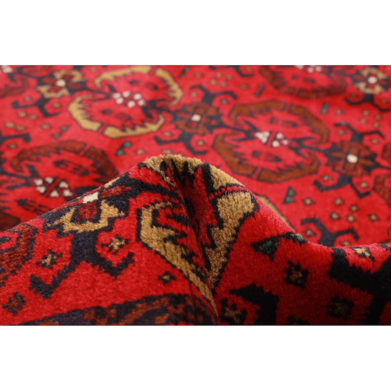 Teimani Red Rug 3'2" x 4'10" - 3'2 x 4'10