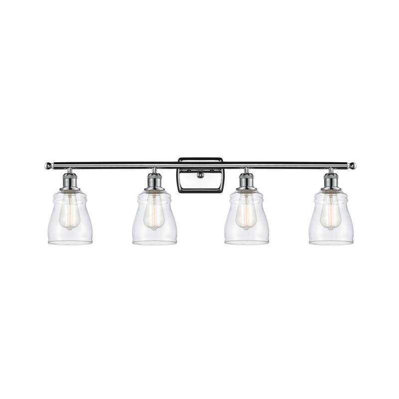 Innovations Lighting Ellery 4 Light 36" Wide Bathroom Vanity Light - Polished Chrome / Clear