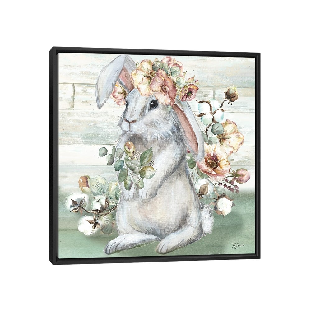 iCanvas "Farmhouse Bunny II" by Tre Sorelle Studios Framed