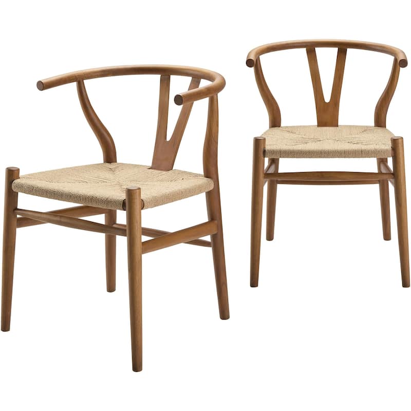 Patricia Modern & Contemporary Seagrass Dining Chair (Set of 2)