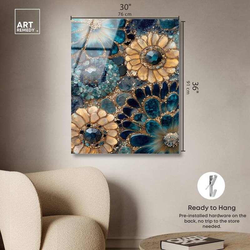 Opulent Geode III Acrylic by Art Remedy, Ready to Hang