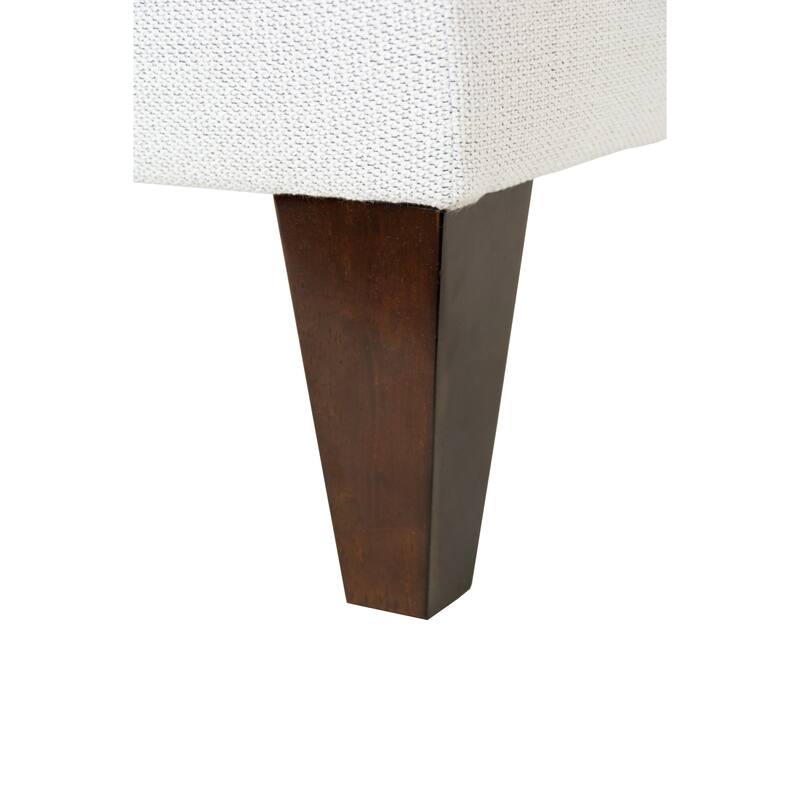 Brooke TECH Fabric/ Wood Button-tufted Long Storage Bench