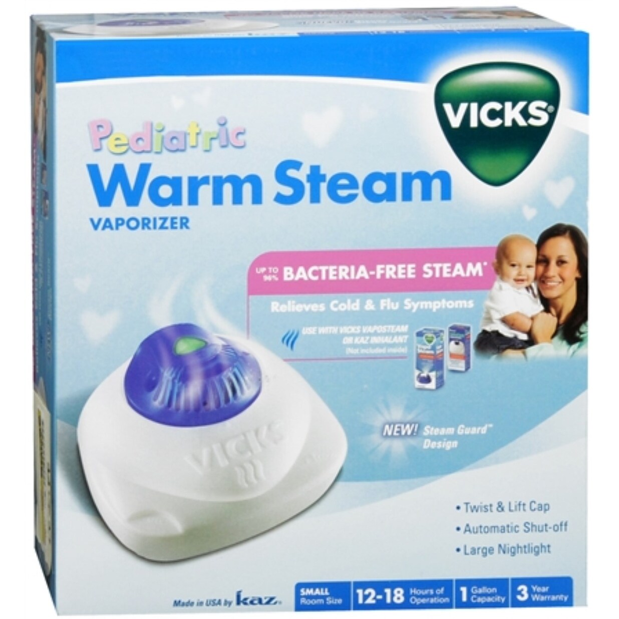 Shop Vicks Pediatric Warm Steam Vaporizer 1 Each Overstock