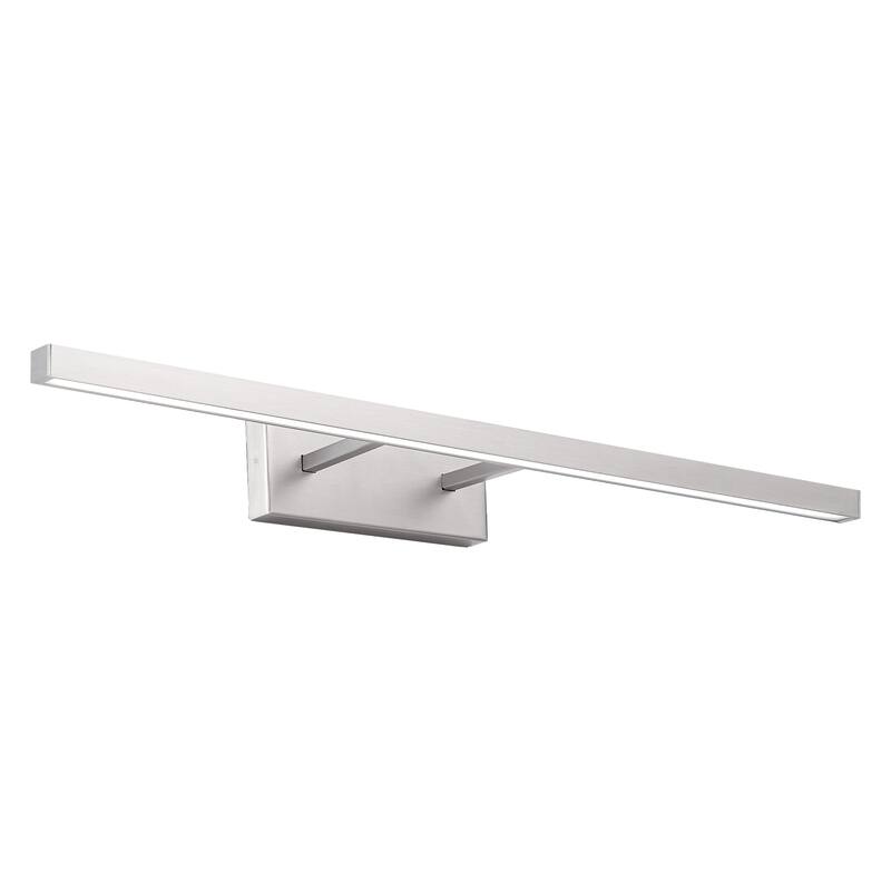 Parallax LED 3-CCT Up or Down Bathroom Vanity or Wall Light - Brushed Nickel 3500K - 24 inches