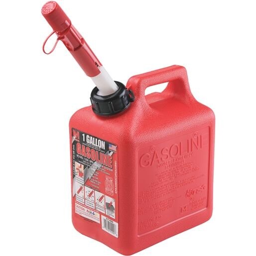 Midwest 5600 5 Gallon Red Plastic Gas Cans Containers W Spill Proof Spouts Red 