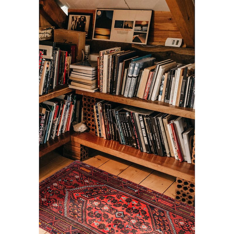 ECARPETGALLERY Hand-knotted Andelz Red Wool Rug - 4'2 x 6'4