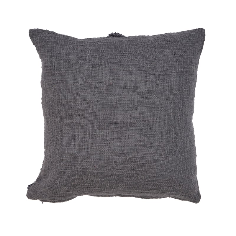 Sevita shoreline Natural Cotton Square Pillow, Feather Filled, Set of 2 or 4