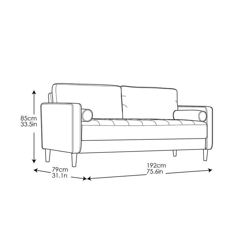 Studio Living Lillith Stationary Sofa