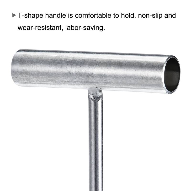 T-Handle Meat Boning Hook, Stainless Steel T Hooks for Kitchen - Silver Tone