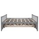 preview thumbnail 10 of 22, Maximized space,Full size Daybed with Twin size Trundle and Drawers, Full Size