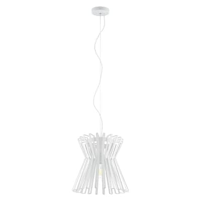 Eglo Locubin 1-Light White Pendant