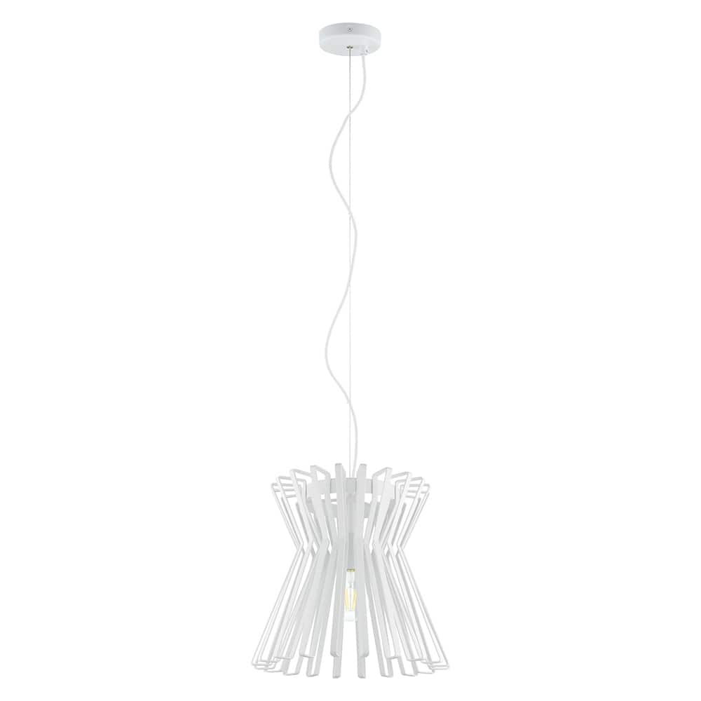 Eglo Locubin 1-Light White Pendant