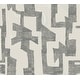 preview thumbnail 1 of 4, Nikki Chu Tribe Black and Taupe Premium Peel and Stick Wallpaper