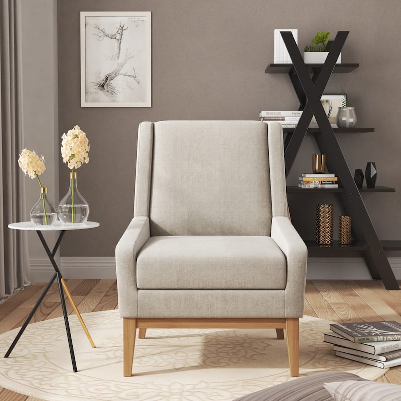 Corvus Armitage Chenille Upholstered Accent Chair