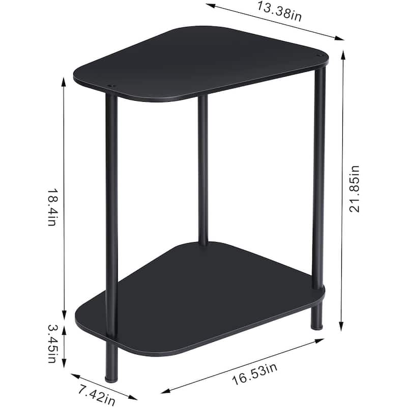 Small End Tables Living Room Set of 2